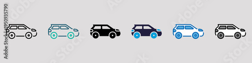 Car Single Icon Pack Multistyle