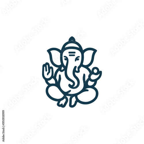 Ganesha God Logo