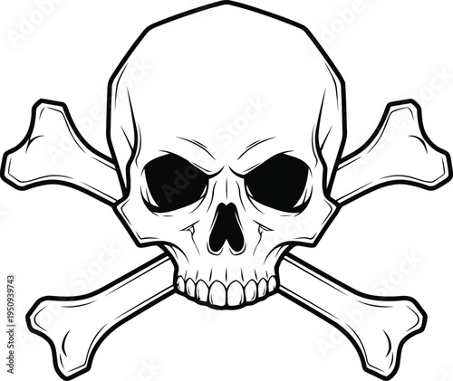 A skull and crossbones symbol