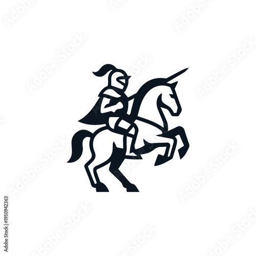 Knight on Horse Logo