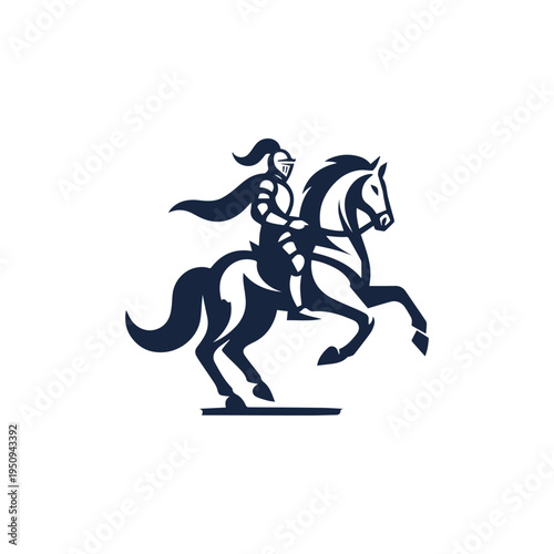 Knight on Horse Logo