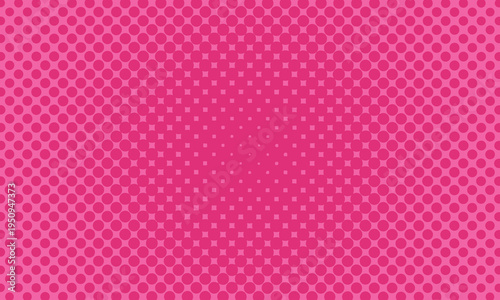 ハーフトーン・ドットの背景（ピンク）