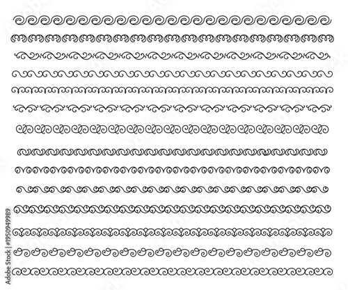 6525.eps  set of vector borders