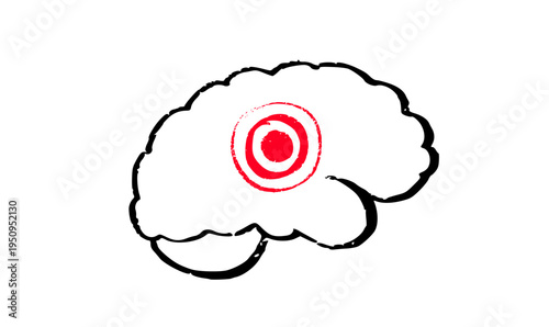 Brain disease concept