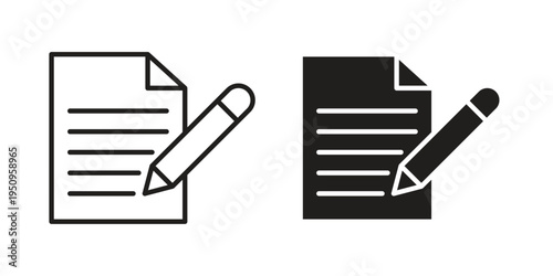 Notepad icon logo concept on white background. Suitable for use on web apps