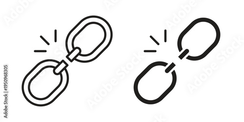 Weakness icon logo concept on white background. Suitable for use on web apps