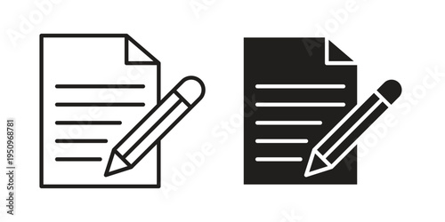 Write icon logo concept on white background. Suitable for use on web apps