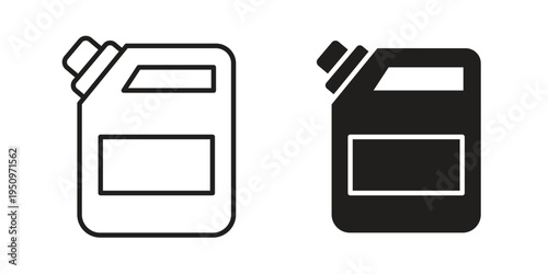 Bleach cleaning icon for web apps, mobile apps. Graphic element illustration