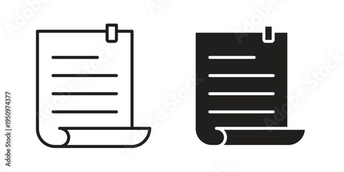 Consent icon for web apps, mobile apps. Graphic element illustration