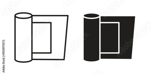 Gauze icon for web apps, mobile apps. Graphic element illustration