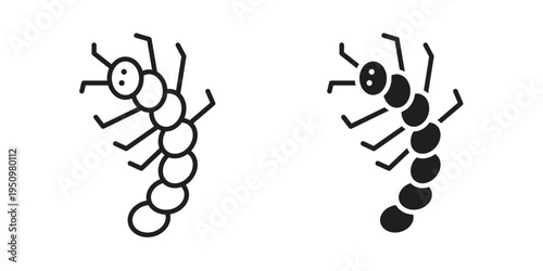 Canvas-taulu Grub icon for web apps, mobile apps. Graphic element illustration