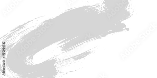 Abstract a soft, textured brushstroke in a shade of gray, gracefully sweeping across the frame. Its artistic appeal lies in the dynamic interplay of texture and simplicity.