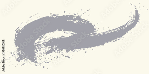 Abstract expressive brushstroke image, the image is a testament to the beauty of abstraction, with the free flow and motion of the paint.