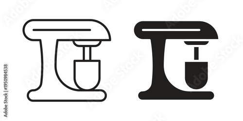 Mixer icon for web apps, mobile apps. Graphic element illustration
