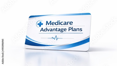 Medicare advantage plans overview online informative graphic modern design health insurance concept