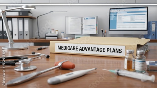 Understanding medicare advantage plans office setting document overview professional environment informative insight