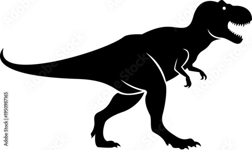 Vector illustration of a tyrannosaurus rex