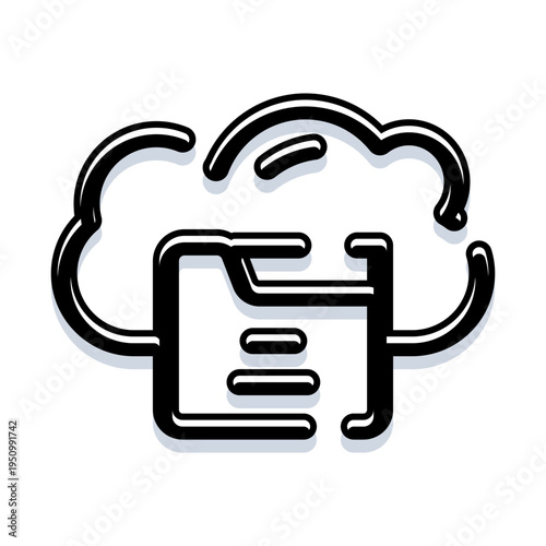 Cloud environment storing files and data, facilitating secure virtual access, backup, and sharing information across a connected network infrastructure