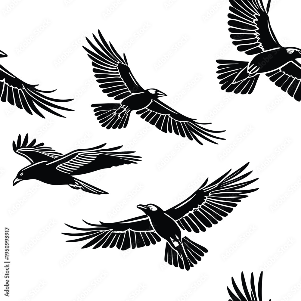 Fototapeta premium set of birds
