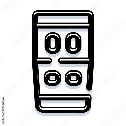 Car keyless entry remote with multiple buttons, modern automotive security and access device for locking, unlocking, ignition start and convenience in vehicle control and protection