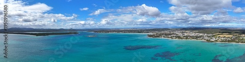 Konstfotografi Spectacular aerial panorama of Port Sorell Tasmania Australia