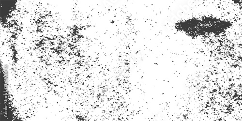 Abstract, capturing the intricate dance of black speckled on a stark surface, presenting a monochrome aesthetic.