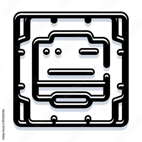 Computer microchip diagram with interconnected traces and components symbolizing advanced processing, data flow, intelligent systems, digital infrastructure, and technological innovation