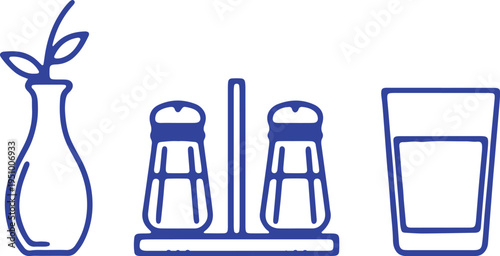 Illustration of tea preparation from leaf to cup