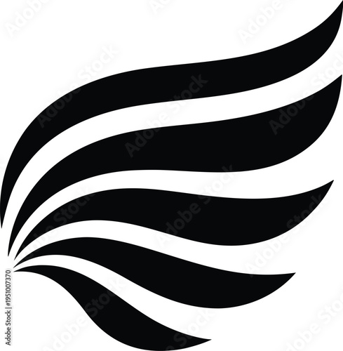 creative-abstract-bird-wing-logo--smooth-flowing