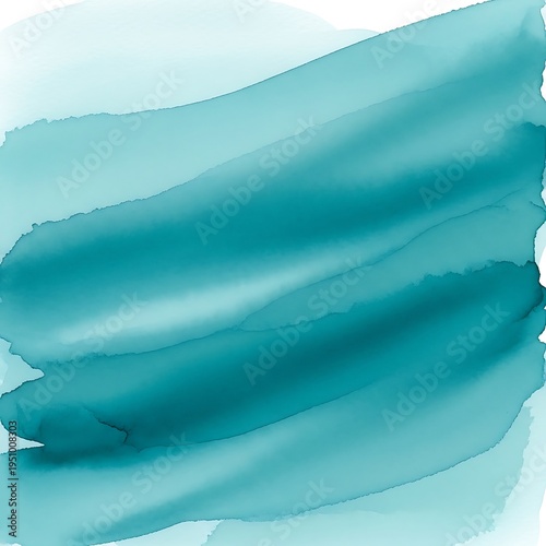 Fluid, layered washes of deep teal color create an abstract background texture
