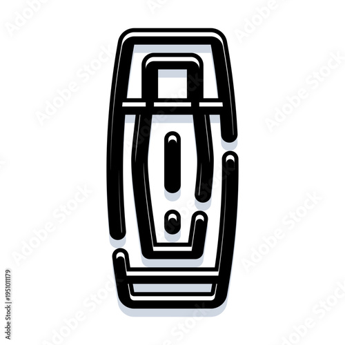 Plastic shampoo or conditioner bottle line art icon on white background, minimalist outline of a liquid cosmetic dispenser symbolizing hair care, hygiene, beauty, and daily routine