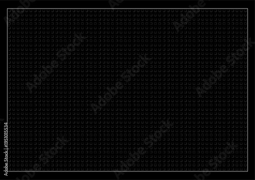 Blueprint Grid Tech Nano Grid Futuristic Minimalist Line Art White Background. Energetic Lattice Structure Fine Lines Simple Black White Dynamic Background