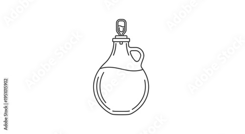 Fermentation vessel with airlock, brewing equipment, home brewing, craft beer, wine making, liquid in bottle