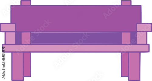 The picture is of a bench that is very modern and attractive.