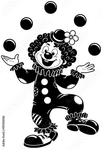 show illustration circus silhouette juggling logo fun icon entertainment outline balance skill juggler man person performance performer activity hobby shape joy vector graphic background