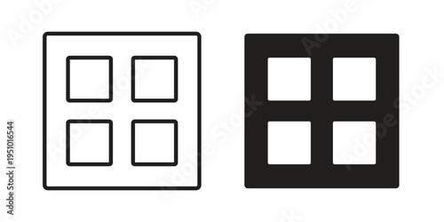 Apps icon pack flat vector in outline