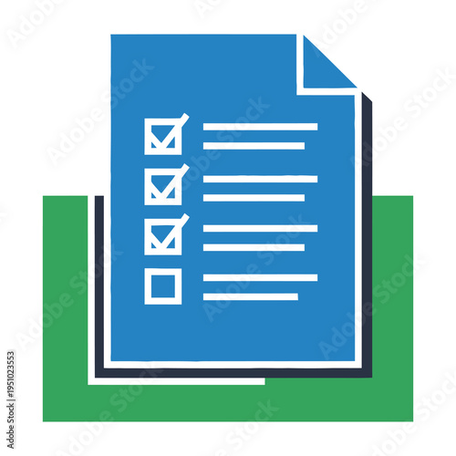 Checklist document icon