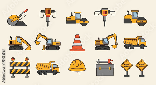 Construction Icons Set