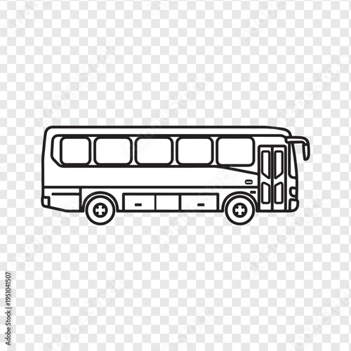 A vintage red double decker London bus vector illustration isolated on white for city public transport and travel