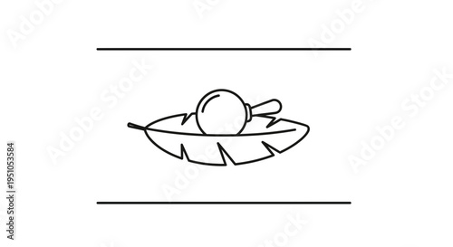 Magnifying glass on a delicate leaf, symbolizing research, discovery, and nature's secrets