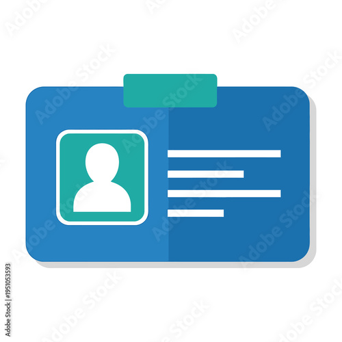 Id card identification badge