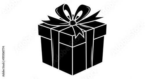 Gift box with bow