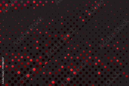 Dark Orange vector texture with disks. Glitter abstract illustration with blurred drops of rain. Pattern of water, rain drops.