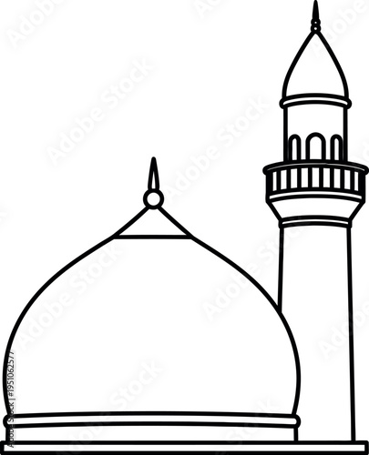 Clean and simple image based on the given concept and tags, Eid icon collection