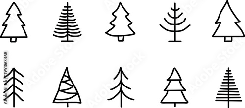 Elegant Linear Leaf Illustrations Collection – Monoline Foliage Design Elements for Organic, Minimal, and Nature-Inspired Aesthetic Graphics