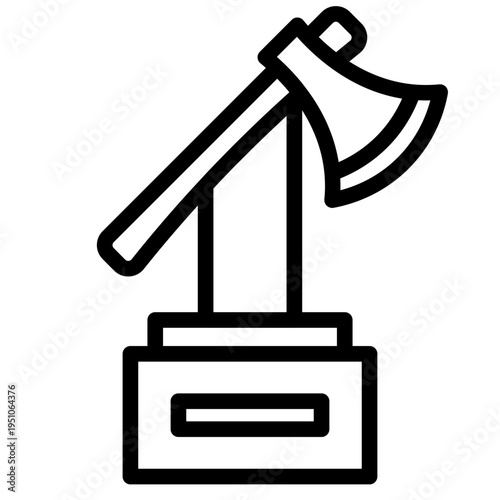 weapon display museum icon