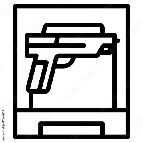 weapon display museum icon