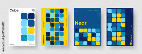 Modern Report Layout. Geometric Flyer Template. Abstract Brochure Design. Business Presentation. Book Cover. Banner. Background. Poster. Journal. Handbill. Leaflet. Magazine. Portfolio. Newsletter