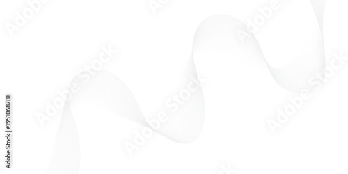 Vector abstract gradient wave Futuristic gray white abstract background. geometric flowing web smoke sound music digital blend curve line texture backgound.