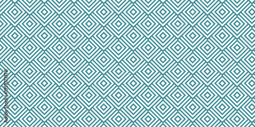 seamless pattern with square  blue  overlap swirl fabric vector overlapping ornament textile background.